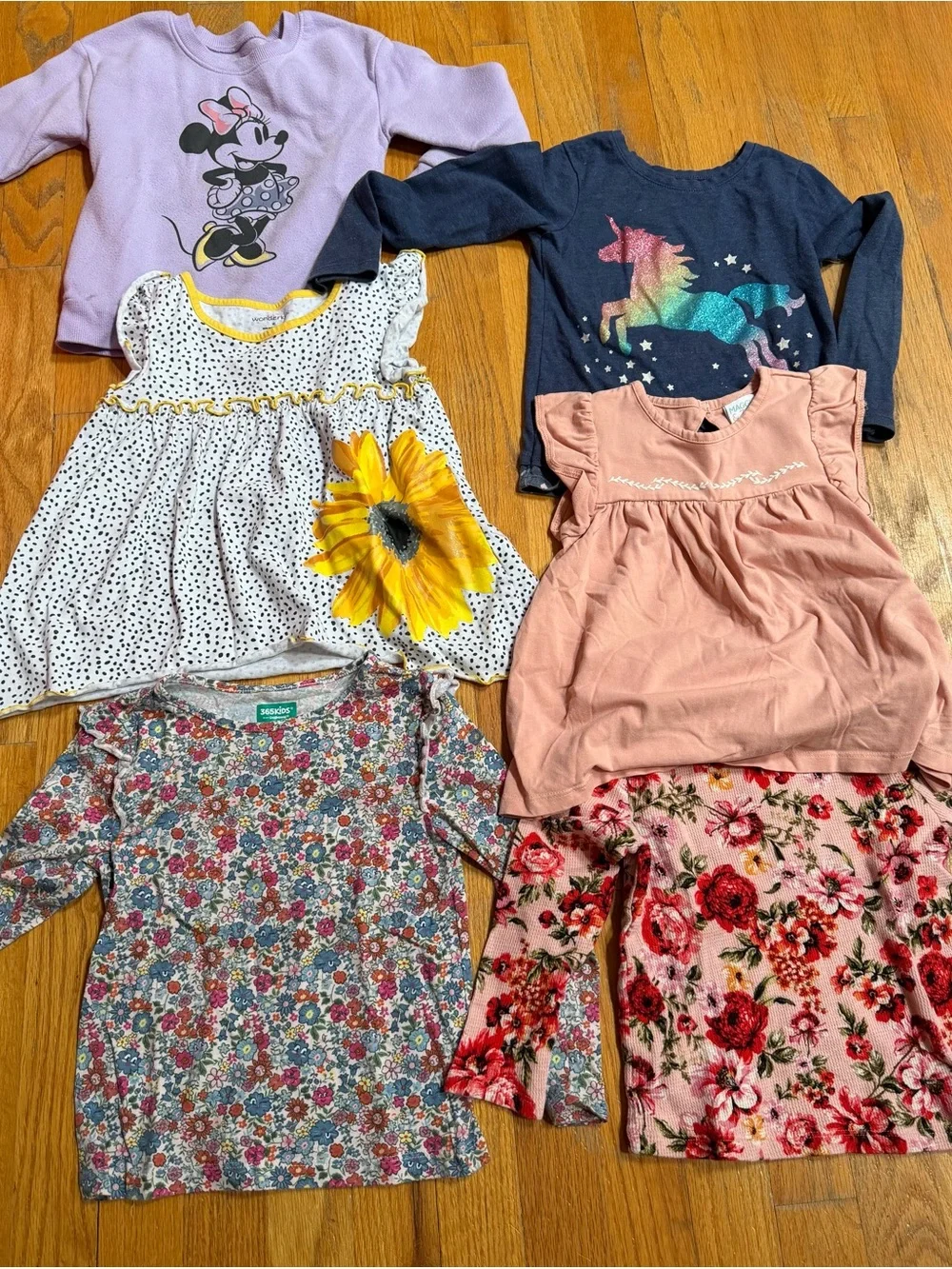 Girls Mixed Clothing Lot 63 Items - Assorted Colors Size 4T